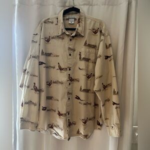 Columbia Shirt with Wildlife Print